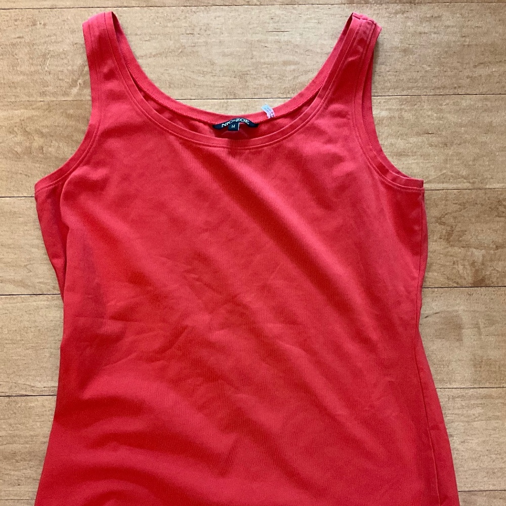 Nic + Zoe Red Tank Top